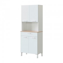Buffet de cocina blanco con 4 puertas y 1 cajón Kira