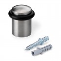 Tope con tórica de acero inoxidable para puerta 27x30mm