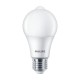 Bombilla estándar LED E27 con sensor 8W 806lm 4000K 280º Philips