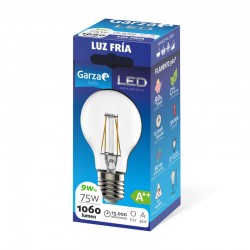 Bombilla estándar LED E27 9W 1060lm 5000K 360º Garza