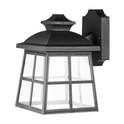 Aplique descendente negro E27 60W Tamarindo