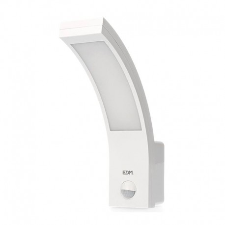 Aplique led 10w con sensor blanco