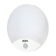 Aplique led 15w redondo blanco con sensor