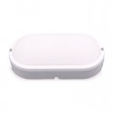 Aplique led 15w ovalado blanco