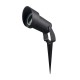 Foco espigado negro GU10 7W Clavos