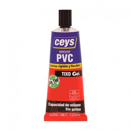 Pegamento PVC flexible tixotrópico tubo 125ml