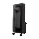 Estufa de gas llama azul plegable negra con ruedas 4,2kW