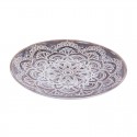 Bandeja decorativa mandala decapada de madera 40x4cm