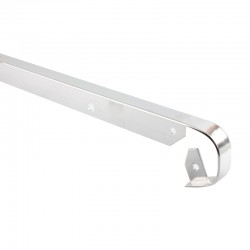 Prolongación de encimera curva 2R plata mate 30mm