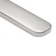 Terminación para encimera de cocina redondeada plata mate 2R 30mm