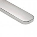 Terminación para encimera de cocina redondeada plata mate 2R 30mm