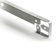 Unión para encimera recta plata mate 30mm