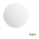 Espejo de pared redondo adhesivo 20cm 4uds.