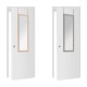Espejo de puerta de madera 35x109cm