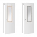 Espejo de puerta de madera 35x109cm