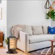 Calefactor halógeno oscilante negro 1200W Paraíso