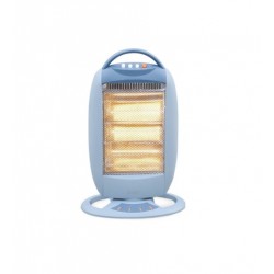 Calefactor de infrarrojos giratorio oscilante blanco 1200W