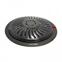 Brasero eléctrico halógeno de acero inoxidable 900W Nova