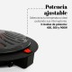 Brasero eléctrico halógeno de acero inoxidable 900W Nova
