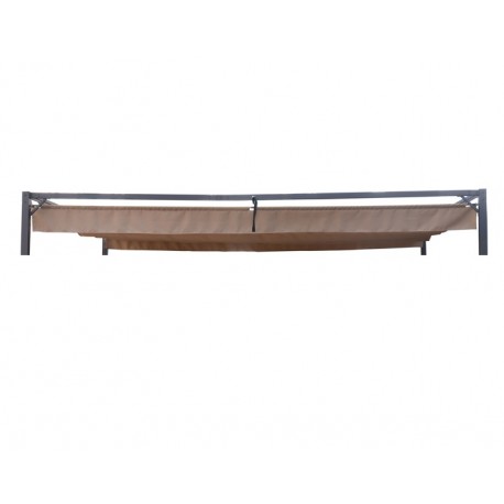 Toldo de repuesto topo para pérgola corredera 4x3