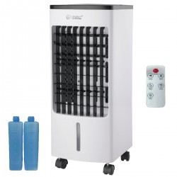 Climatizador portátil silencioso 80W 4L con mando