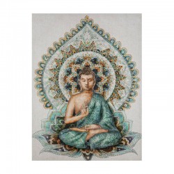 Cuadro decorativo de lienzo impreso de Buda 58x78cm