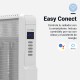 Radiador de mica con wifi blanco 2000W Formosa
