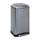 Cubo de basura de metal inoxidable con pedal 30L