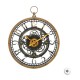 Reloj de pared con péndulo mecánico de plástico ABS/polipropileno/cristal 1xAA/LR6 27x5cm