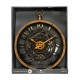 Reloj de pared con péndulo mecánico de plástico ABS/polipropileno/cristal 1xAA/LR6 27x5cm