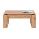 Mesa de centro elevable de melamina roble Nodi