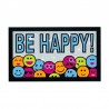 Felpudo de caucho/poliamida formato Emoticons 40x68cm