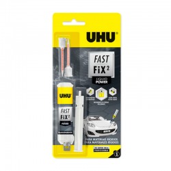 Pegamento adhesivo líquido bicomponente Fast Fix Power UHU 10gr