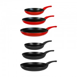 Set de 3 sartenes de aluminio 20-24-28cm