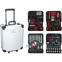 Maleta trolley de herramientas 187 piezas