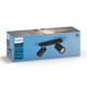 Regleta de 2 focos negra GU10 5,5W Kosipo Philips