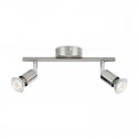 Regleta de 2 focos cromo GU10 50W Limbali Philips