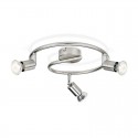 Plafón de 3 focos cromo GU10 50W Limbali Philips