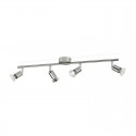 Regleta de 4 focos cromo GU10 50W Limbali Philips