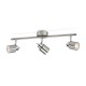 Regleta de 3 focos cromo GU10 35W Meranti Philips