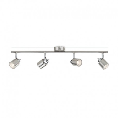 Regleta de 4 focos cromo GU10 35W Meranti Philips