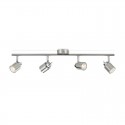 Regleta de 4 focos cromo GU10 35W Meranti Philips