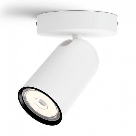 Foco de metal blanco GU10 5,5W Pongee Philips