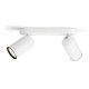Regleta de 2 focos blanca GU10 5,5W Pongee Philips