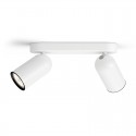 Regleta de 2 focos blanca GU10 5,5W Pongee Philips