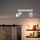 Regleta de 2 focos blanca GU10 5,5W Pongee Philips