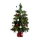 Árbol de navidad pequeño decorado Ø29x50cm