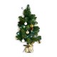 Árbol de navidad pequeño decorado Ø29x50cm