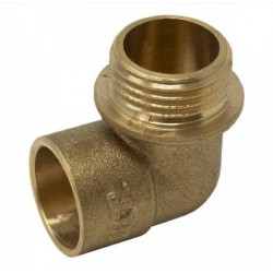 Codo rosca macho de latón 15mmx1/2 a granel