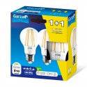 Bombilla estándar LED filamento E27 7W 806lm 5000K Pack 1+1 Garza